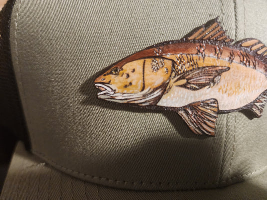 Redfish - Leather Patch hat
